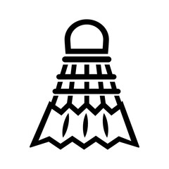 shuttlecock badminton icon