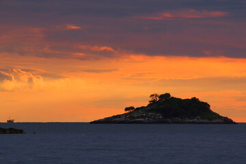 Seascape on the Istrian Coast, republic of Croatia, Europe