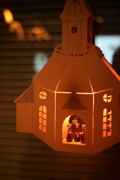 Weihnachten im Erzgebirge Kirche in Seiffen