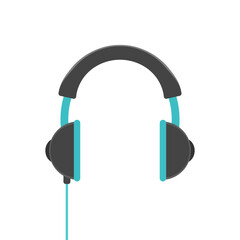 Headphones icon. Vector illustration.