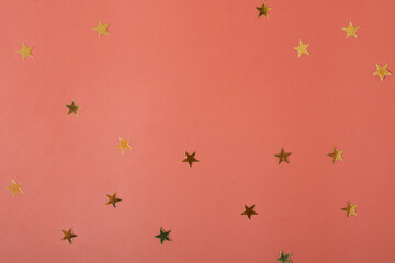 Gold stars on a white background.