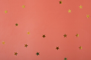 Gold stars on a white background.