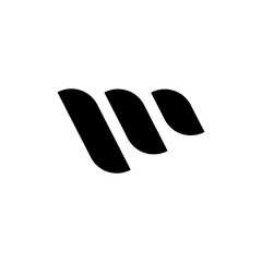 Letter W Logo Design with a monogram style. great for fashion brand company