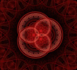 Abstract fractal pattern and shape