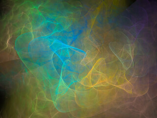 surreal futuristic digital 3d design art abstract background fractal illustration for meditation and decoration wallpaper