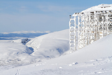 Beyond the Arctic Circle, Khibiny mountain range, Russian landscape