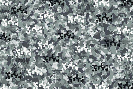Digital Urban Camouflage, Highly sophisticated camouflage pattern to destroy visibility from digital devices, Strategy for hiding from detection and assault clearance.