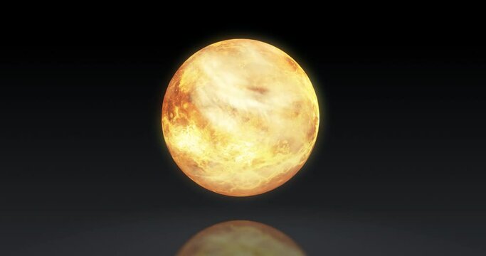 Venus 3D render, planets of the solar system, space, stars, astronomy