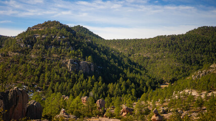 landscape with mountains
