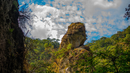 mountain in natural park mexico