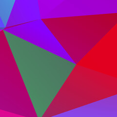 Abstract Multicolor Polygon Background Design, Abstract Geometric Origami Style With Gradient