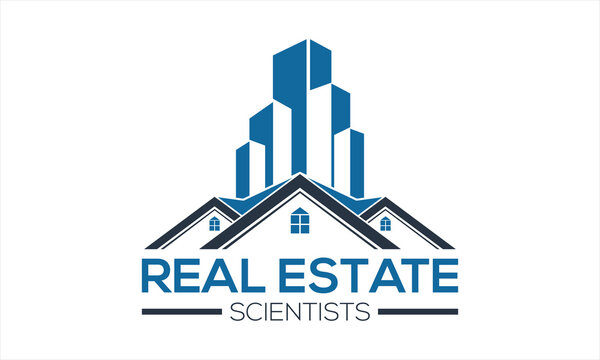 Real estate scientists logo design