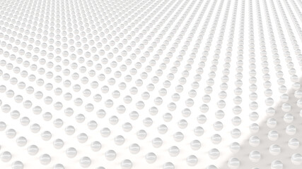 Minimal Dots Simple 3d White and Grey Render Background