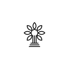 Lotus tree law office with fine lines