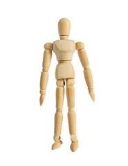 Wooden dummy mannequin figurine.