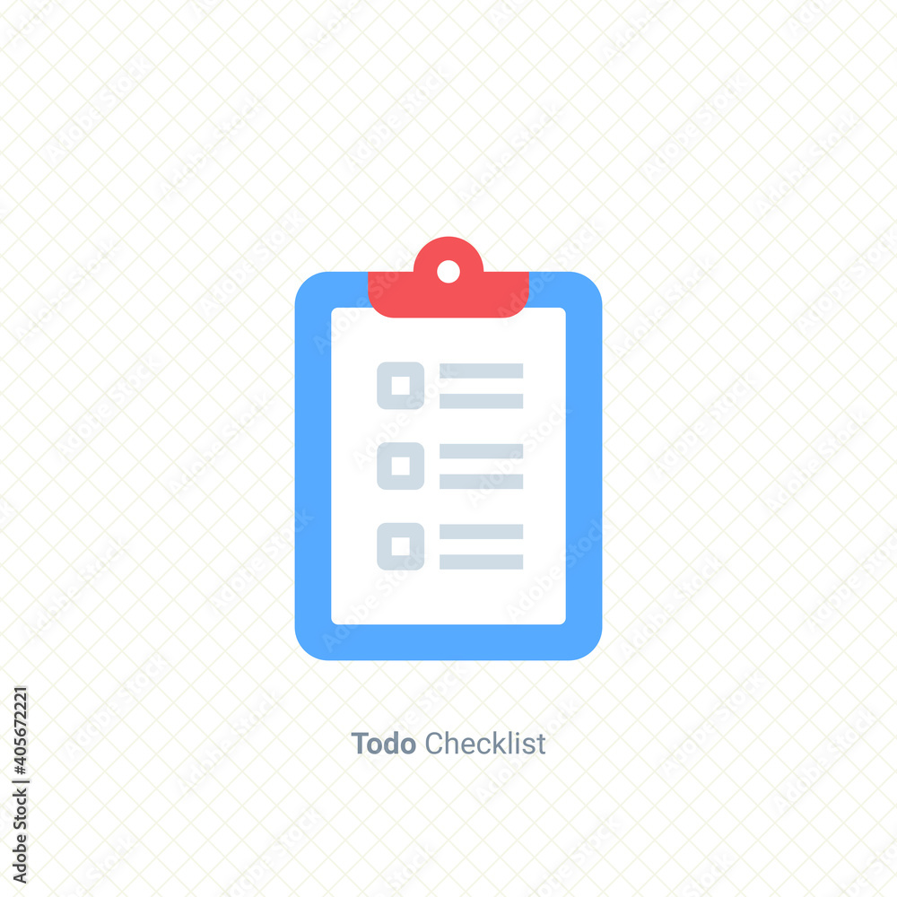 Poster clipboard task icon single graphic design element vector illustration for business presentation, inf