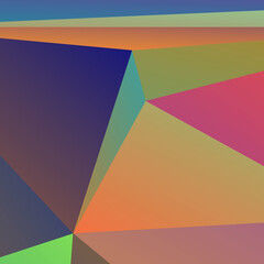 Fototapeta premium Abstract Color Polygon Background Design, Abstract Geometric Origami Style With Gradient