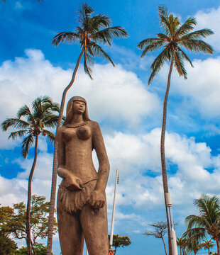 EST&Aacute;TUA DE IRACEMA 
FORTALEZA -  CEAR&Aacute;
Escultura de  Jos&eacute; Corbiniano Lins