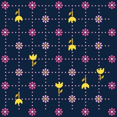 Illustration pattern little flowers design for fashion or other products.