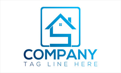  S letter creative real estate icon symbol