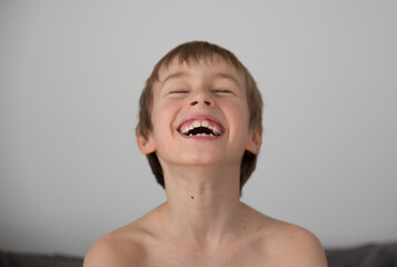 The laughing boy