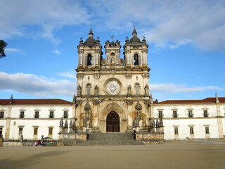 Obraz premium The Alcobaça Monastery (Mosteiro de Alcobaça) in Alcobaça, PORTUGAL