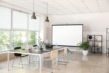 Interior of conference hall in modern office