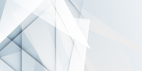 white abstract modern background design. Abstract white square shape with futuristic concept background