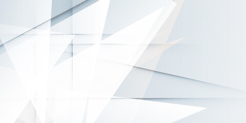 white abstract modern background design. Abstract white square shape with futuristic concept background