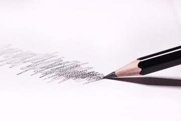 gray graphite pencil strokes paper