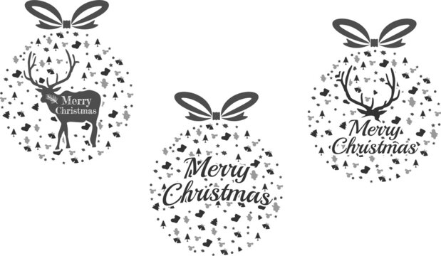 Merry Christmas with templates to print on demand