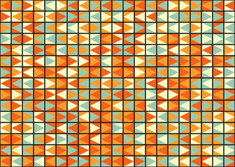 Fototapeta premium Abstract Geometric Pattern generative computational art illustration