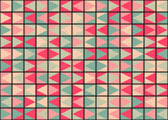 Abstract Geometric Pattern generative computational art illustration