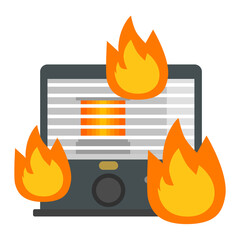 ストーブ　火事 © とりがらし