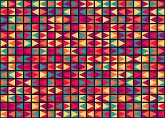 Abstract Geometric Pattern generative computational art illustration