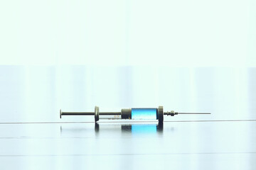 syringe abstract medicine background, vaccine, injection virus protection