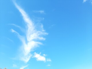 blue sky with small clouds © Марина Дубьяга