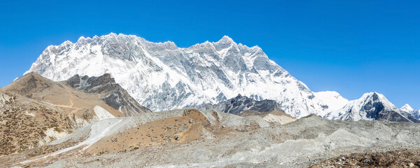 Panorama Lhotse Wall And Island