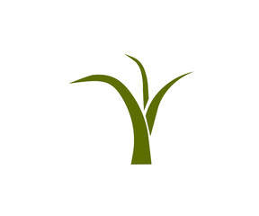 Green grass. Gazon. Vector icon. web version.