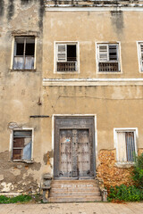 Fototapeta na wymiar Old traditional doors. Stone Town, Zanzibar, Tanzania.