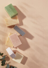 Organic soap bars variaton