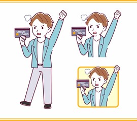 Young man with brown hair