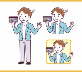 Young man with brown hair