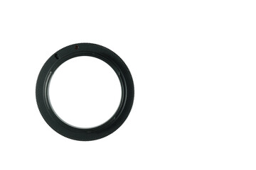reverse ring macro for DSLR on white blackground