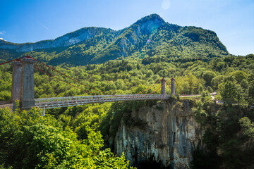 Le pont de l'Abîme, Gruffy, haute-Savoie