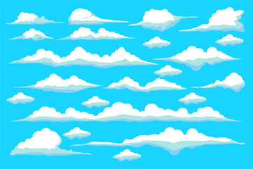 Overcast cloud vector illustration