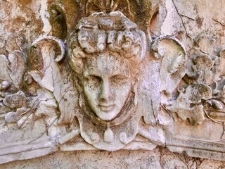 Sculpture dans un jardin