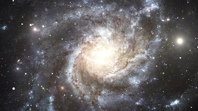 Galaxy Space Nebula, Flight through Universe, Interstellar space travel, Traveling through Cosmos, Images from NASA, background 4k, realistic 3D Render, video, moving stars, space, planets, stars