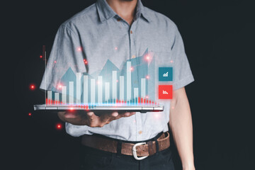 Double Exposure Data analysis for business ideas and stock trading. The graphical interface...