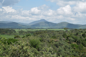 Scenic mountain landscapes against sky in Naivasha, Kenya